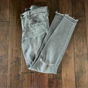 FLYING MONKEY - BUCKLE - Gray Skinny Jeans